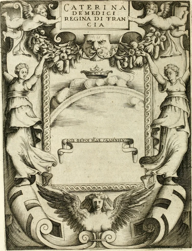 An illustration from Le imprese illvstri : con espositioni et discorsi, 1566, leaf 167