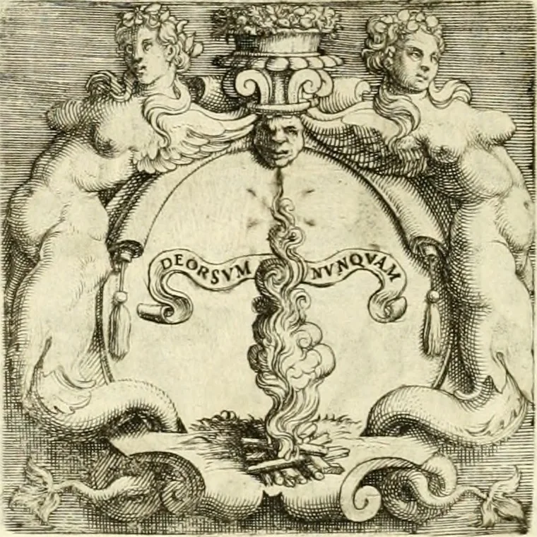 An illustration from Le imprese illvstri : con espositioni et discorsi, 1566, leaf 171