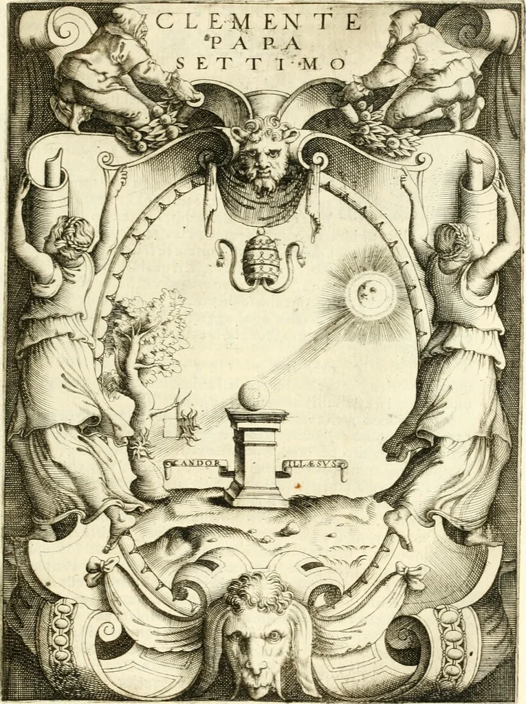 An illustration from Le imprese illvstri : con espositioni et discorsi, 1566, leaf 176