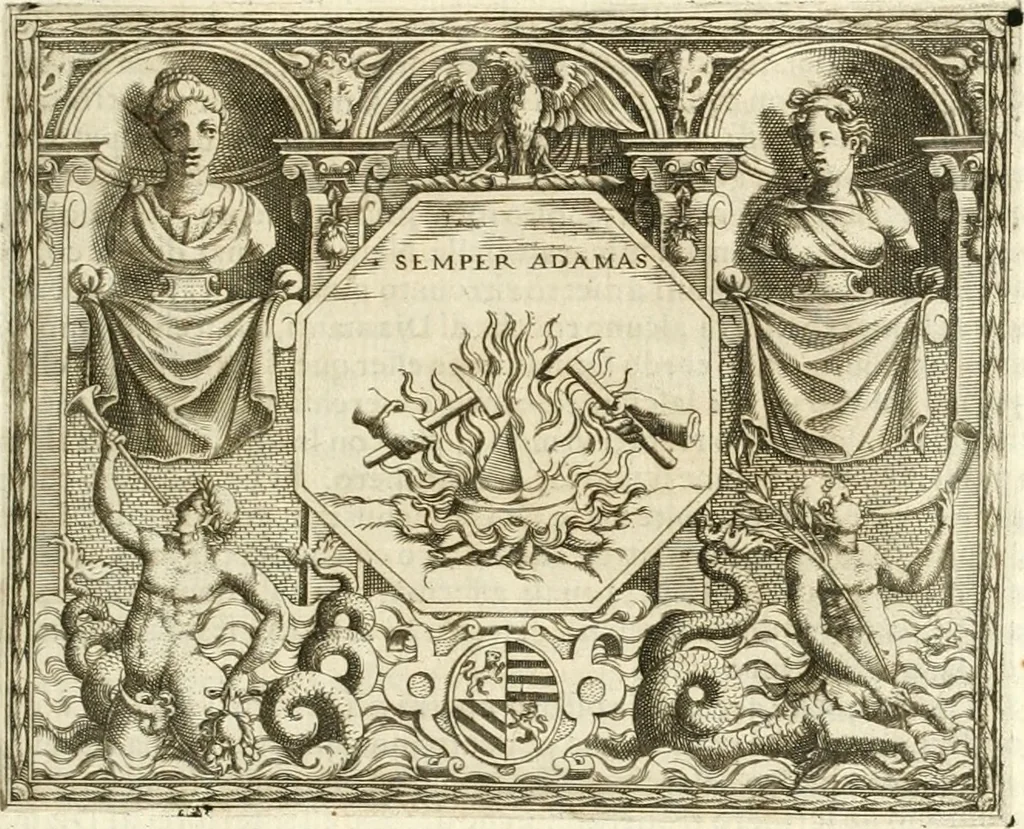 An illustration from Le imprese illvstri : con espositioni et discorsi, 1566, leaf 180