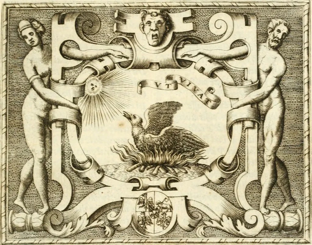 An illustration from Le imprese illvstri : con espositioni et discorsi, 1566, leaf 188
