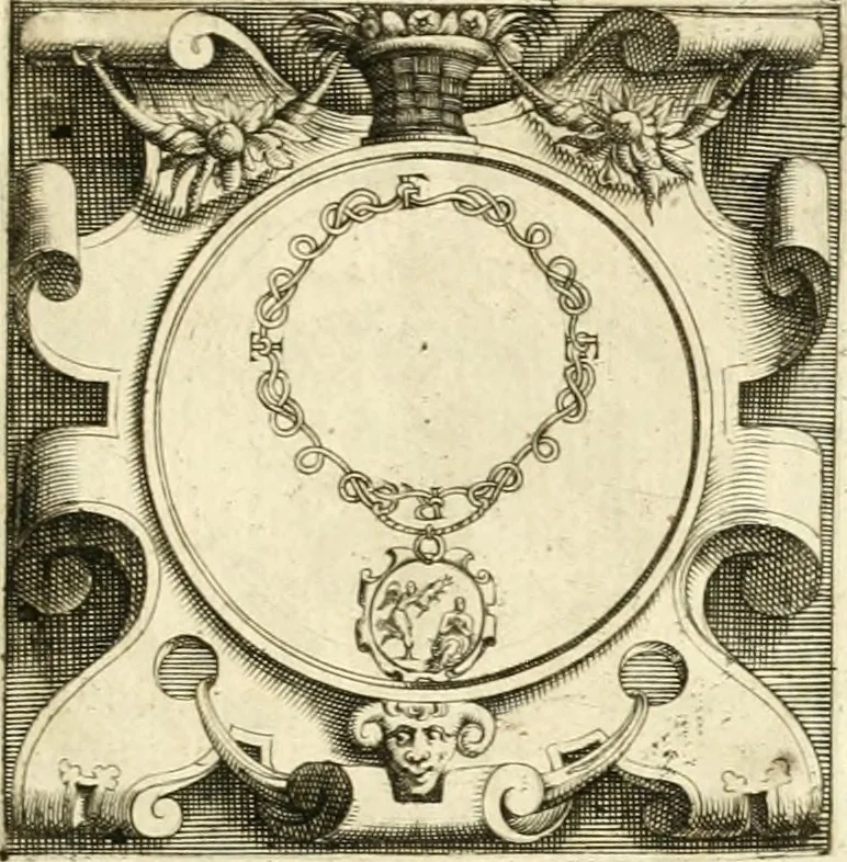 An illustration from Le imprese illvstri : con espositioni et discorsi, 1566, leaf 204