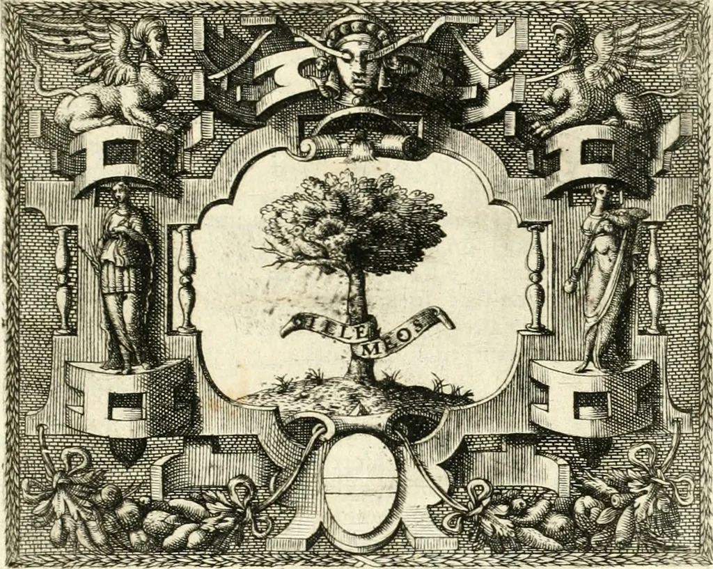 An illustration from Le imprese illvstri : con espositioni et discorsi, 1566, leaf 224