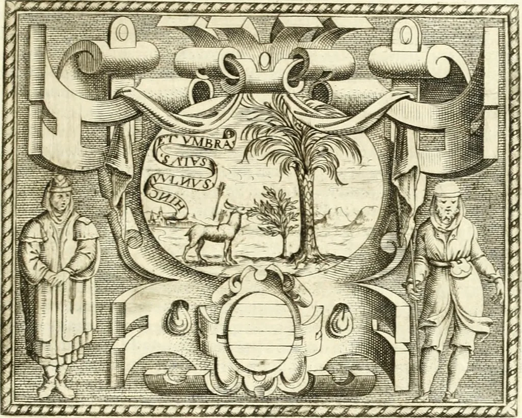 An illustration from Le imprese illvstri : con espositioni et discorsi, 1566, leaf 238
