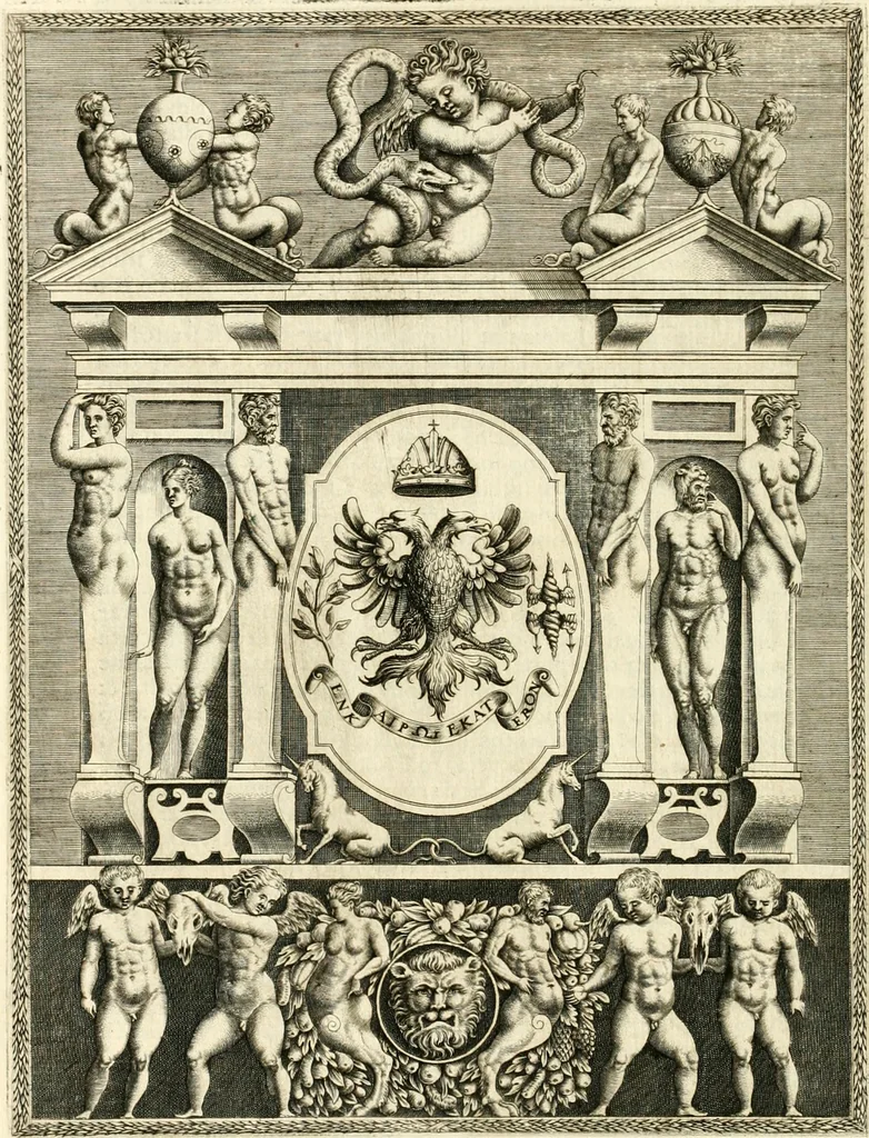 An illustration from Le imprese illvstri : con espositioni et discorsi, 1566, leaf 363