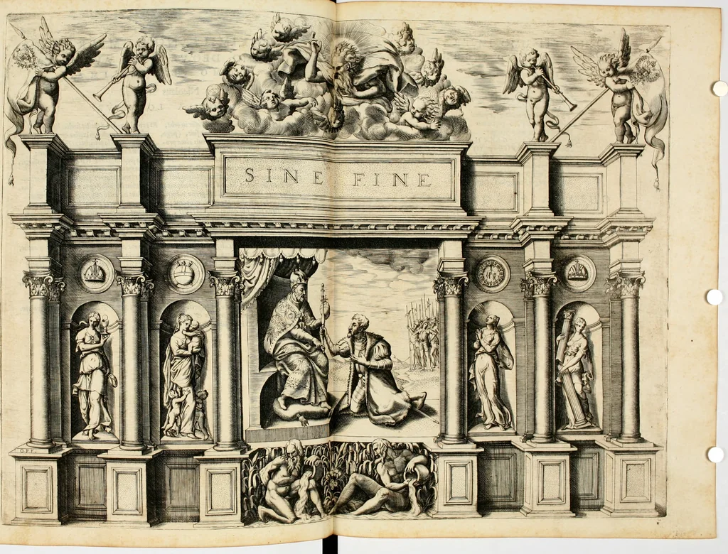 An illustration from Le imprese illvstri : con espositioni et discorsi, 1566, leaf 370
