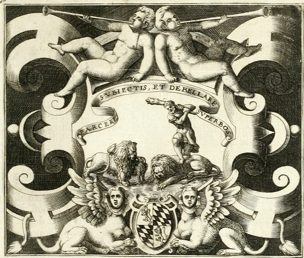 An illustration from Le imprese illvstri : con espositioni et discorsi, 1566, leaf 38