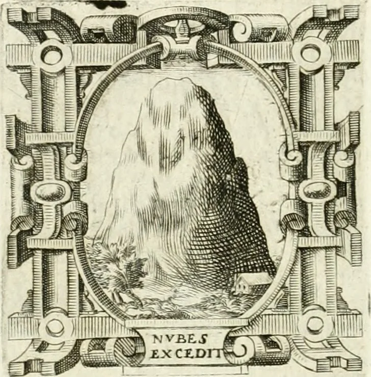 An illustration from Le imprese illvstri : con espositioni et discorsi, 1566, leaf 383