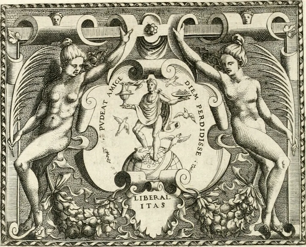 An illustration from Le imprese illvstri : con espositioni et discorsi, 1566, leaf 39