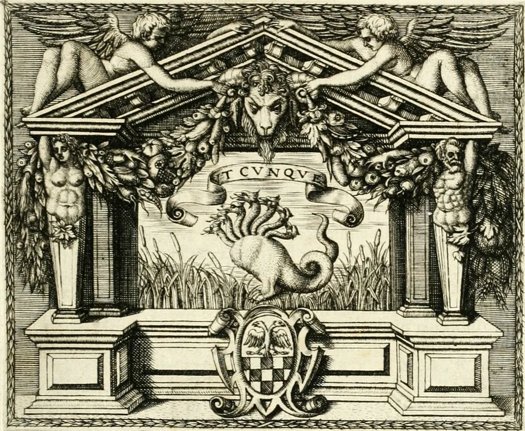 An illustration from Le imprese illvstri : con espositioni et discorsi, 1566, leaf 400