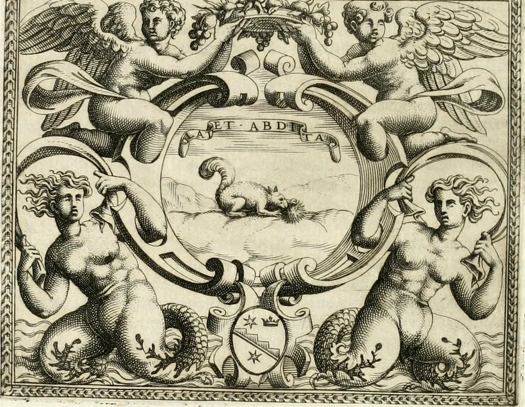 An illustration from Le imprese illvstri : con espositioni et discorsi, 1566, leaf 429