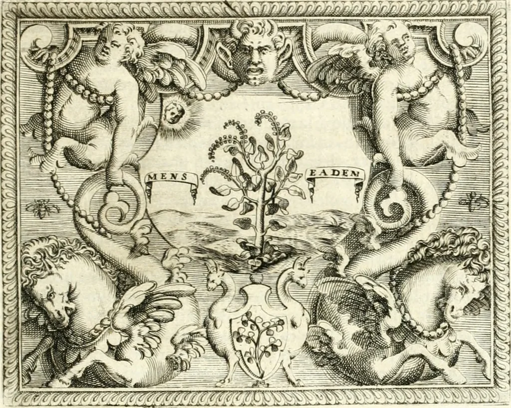 An illustration from Le imprese illvstri : con espositioni et discorsi, 1566, leaf 458