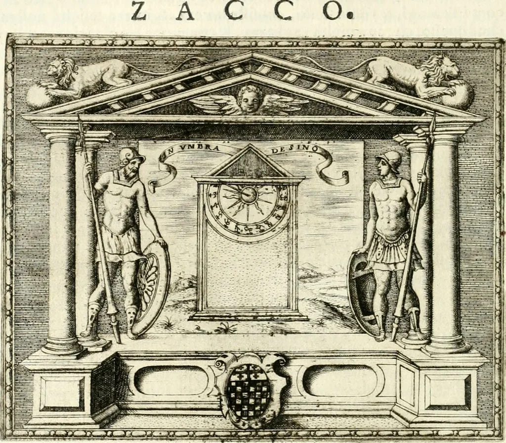 An illustration from Le imprese illvstri : con espositioni et discorsi, 1566, leaf 475