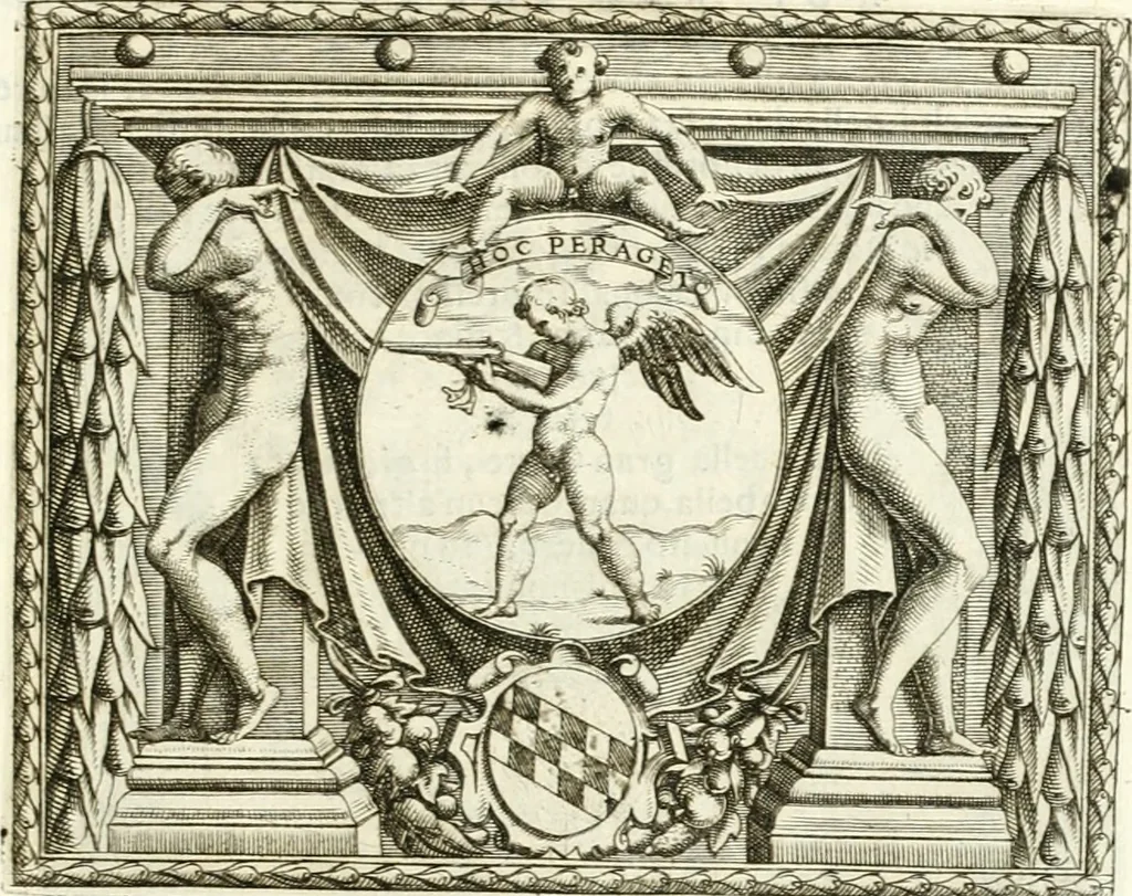 An illustration from Le imprese illvstri : con espositioni et discorsi, 1566, leaf 478