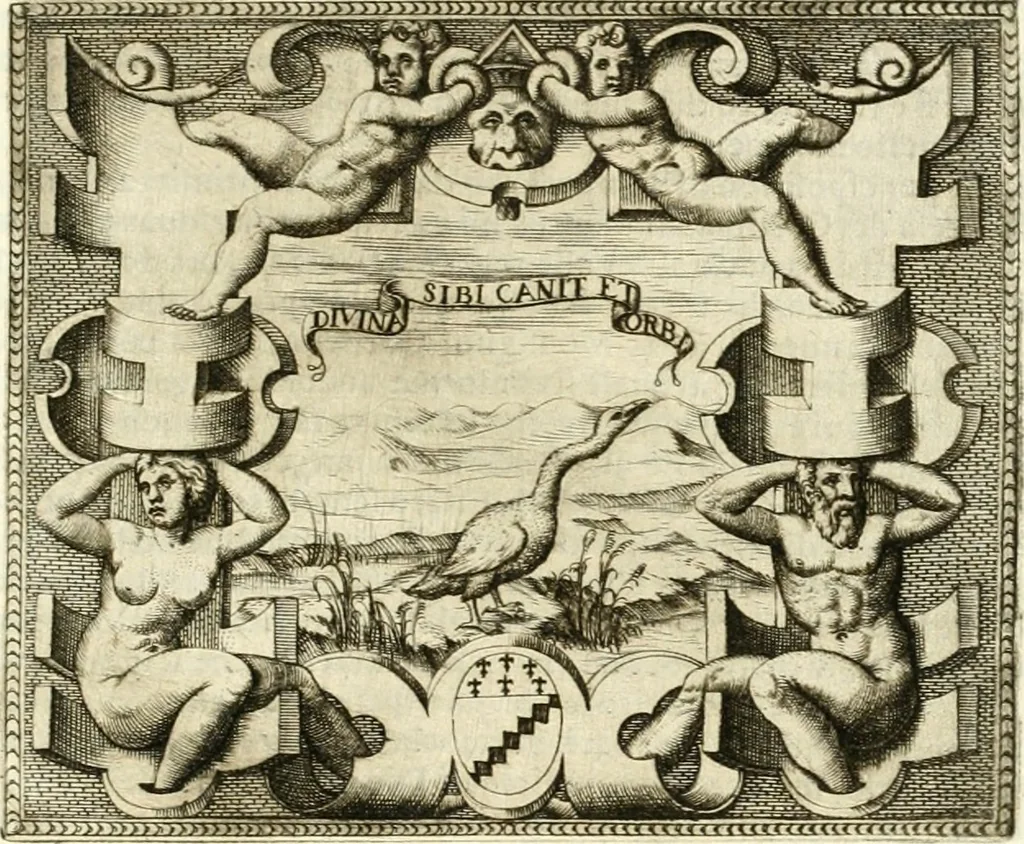 An illustration from Le imprese illvstri : con espositioni et discorsi, 1566, leaf 486