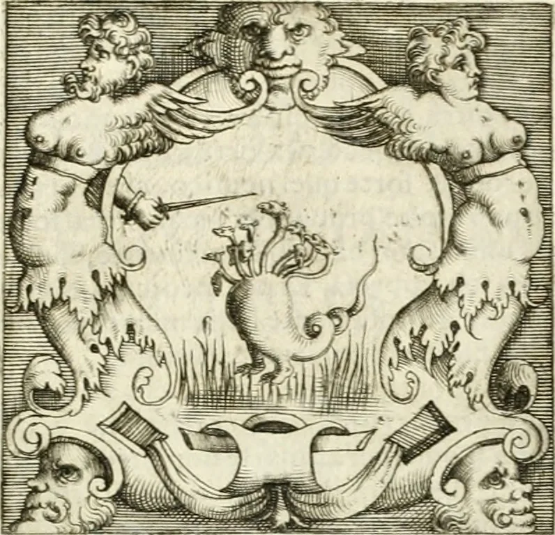 An illustration from Le imprese illvstri : con espositioni et discorsi, 1566, leaf 494
