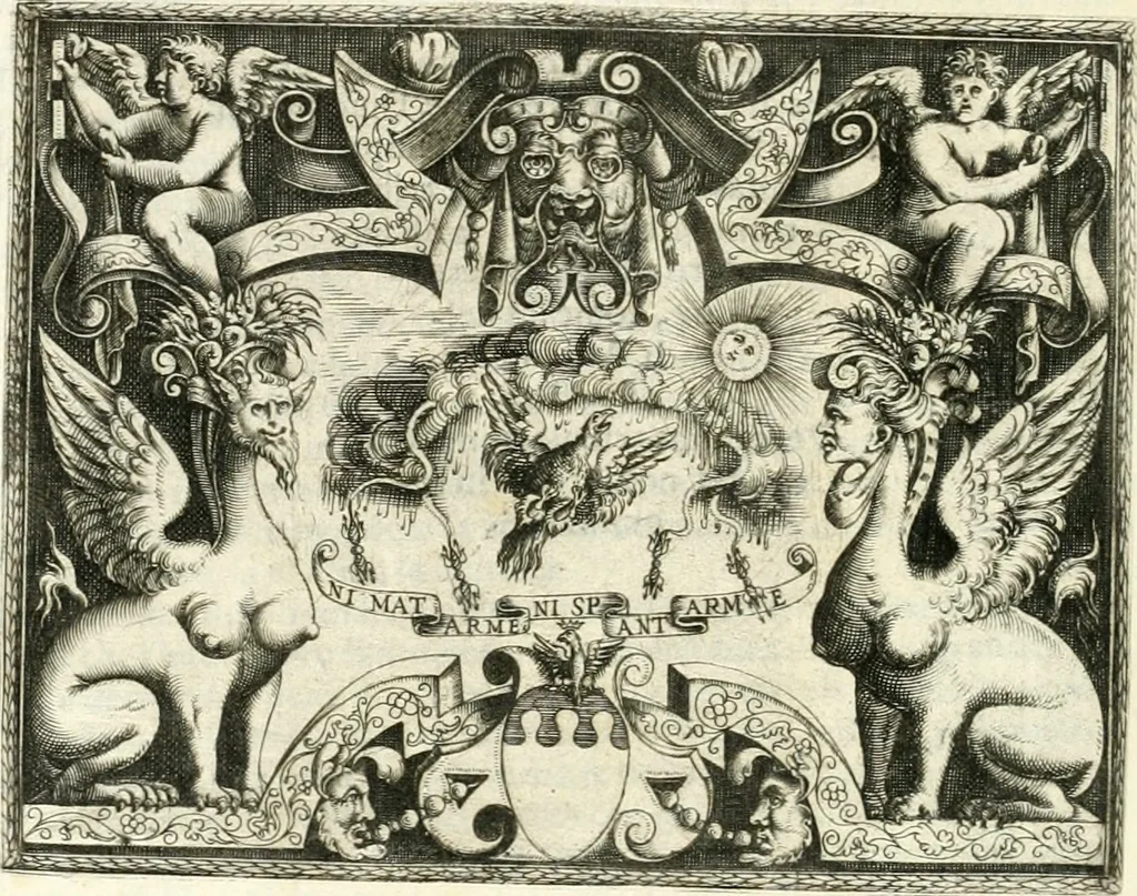 An illustration from Le imprese illvstri : con espositioni et discorsi, 1566, leaf 511
