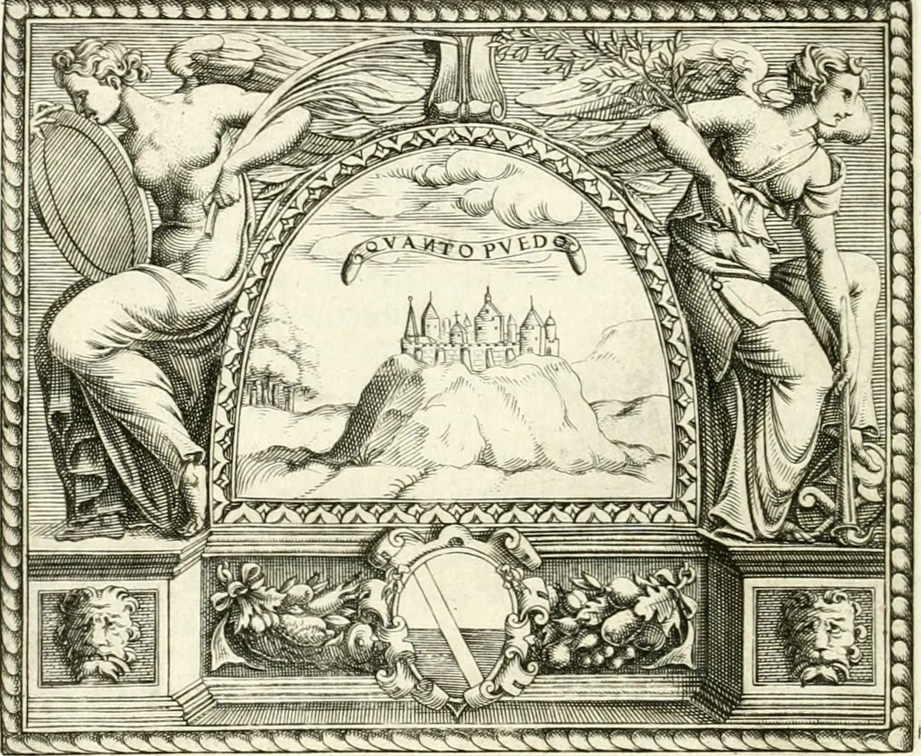 An illustration from Le imprese illvstri : con espositioni et discorsi, 1566, leaf 531