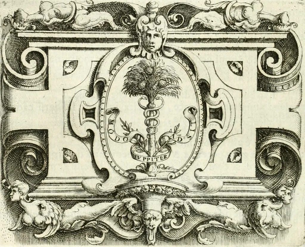 An illustration from Le imprese illvstri : con espositioni et discorsi, 1566, leaf 537