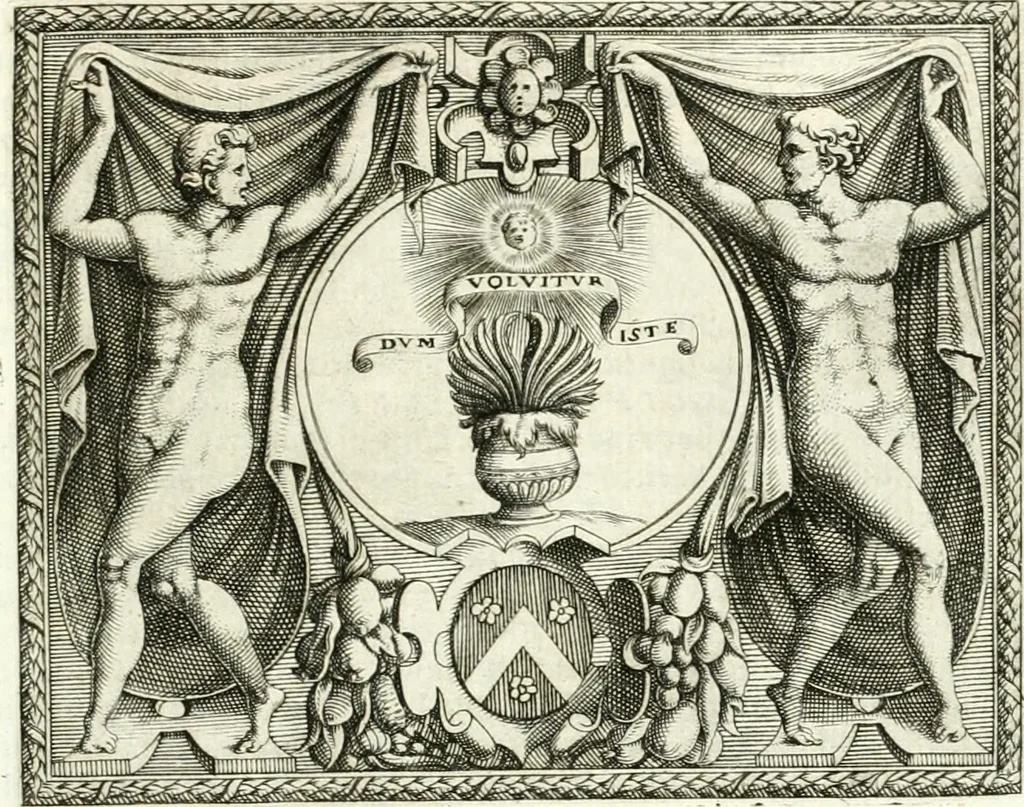An illustration from Le imprese illvstri : con espositioni et discorsi, 1566, leaf 540