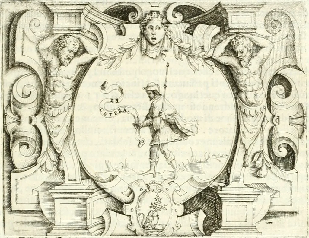 An illustration from Le imprese illvstri : con espositioni et discorsi, 1566, leaf 546