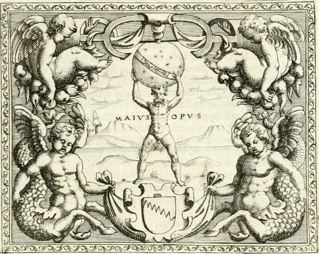 An illustration from Le imprese illvstri : con espositioni et discorsi, 1566, leaf 550