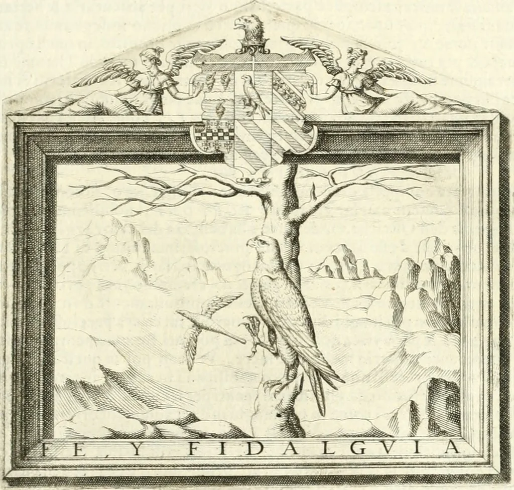 An illustration from Le imprese illvstri : con espositioni et discorsi, 1566, leaf 584