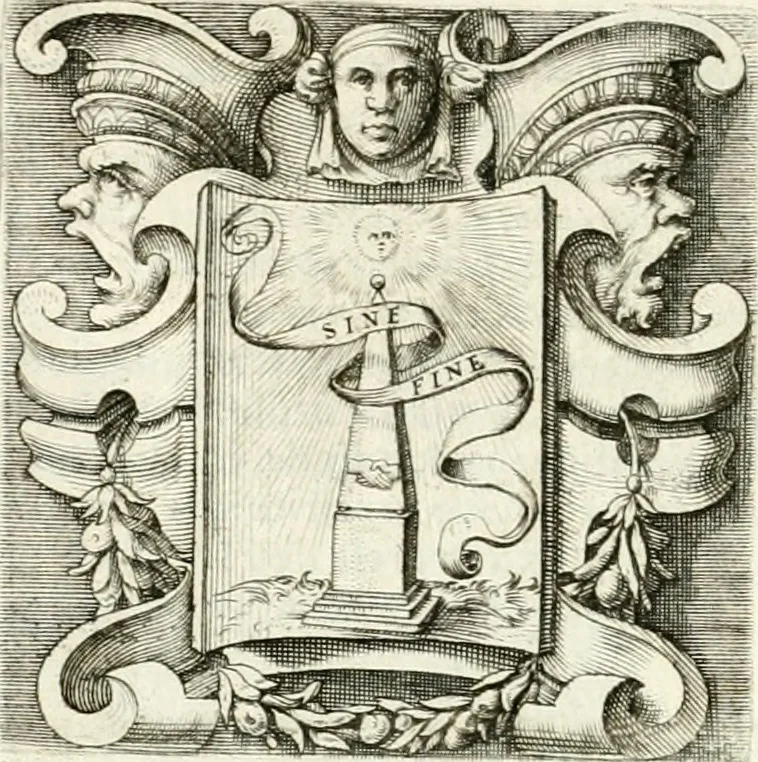 An illustration from Le imprese illvstri : con espositioni et discorsi, 1566, leaf 59