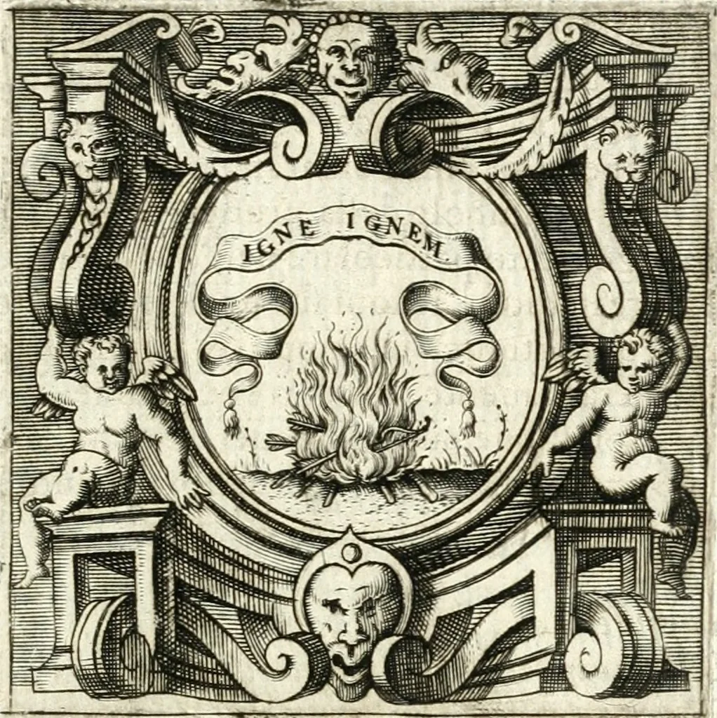 An illustration from Imprese illvstri di diuersi, 1586, leaf 100