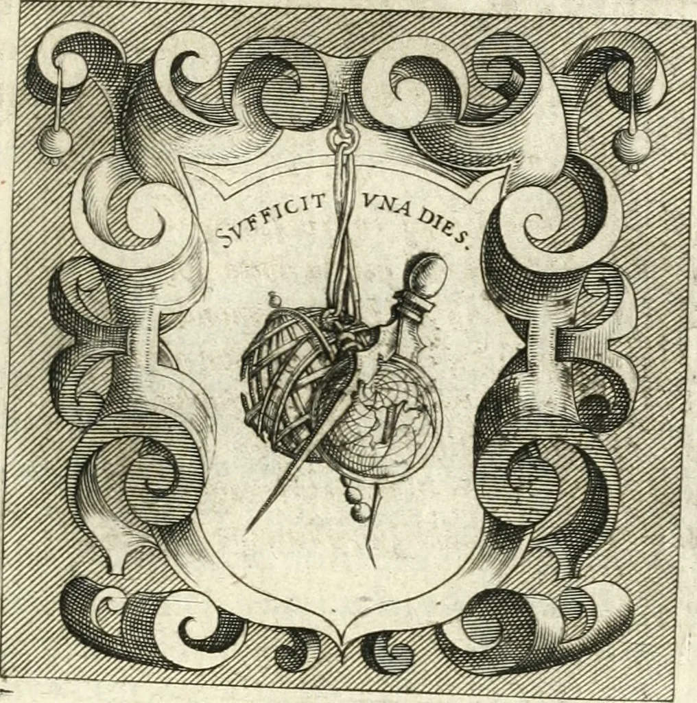 An illustration from Imprese illvstri di diuersi, 1586, leaf 118