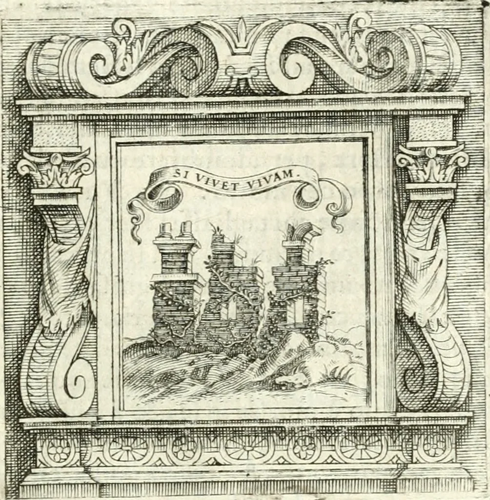 An illustration from Imprese illvstri di diuersi, 1586, leaf 130