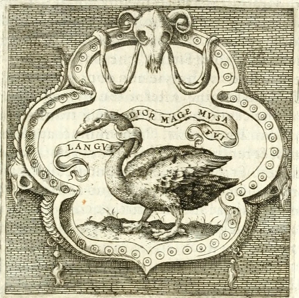 An illustration from Imprese illvstri di diuersi, 1586, leaf 136