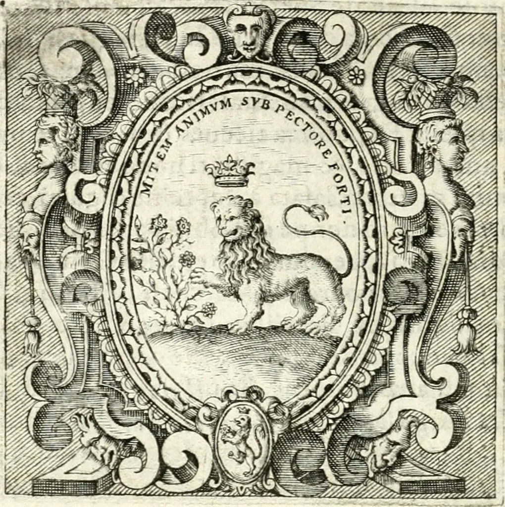An illustration from Imprese illvstri di diuersi, 1586, leaf 157