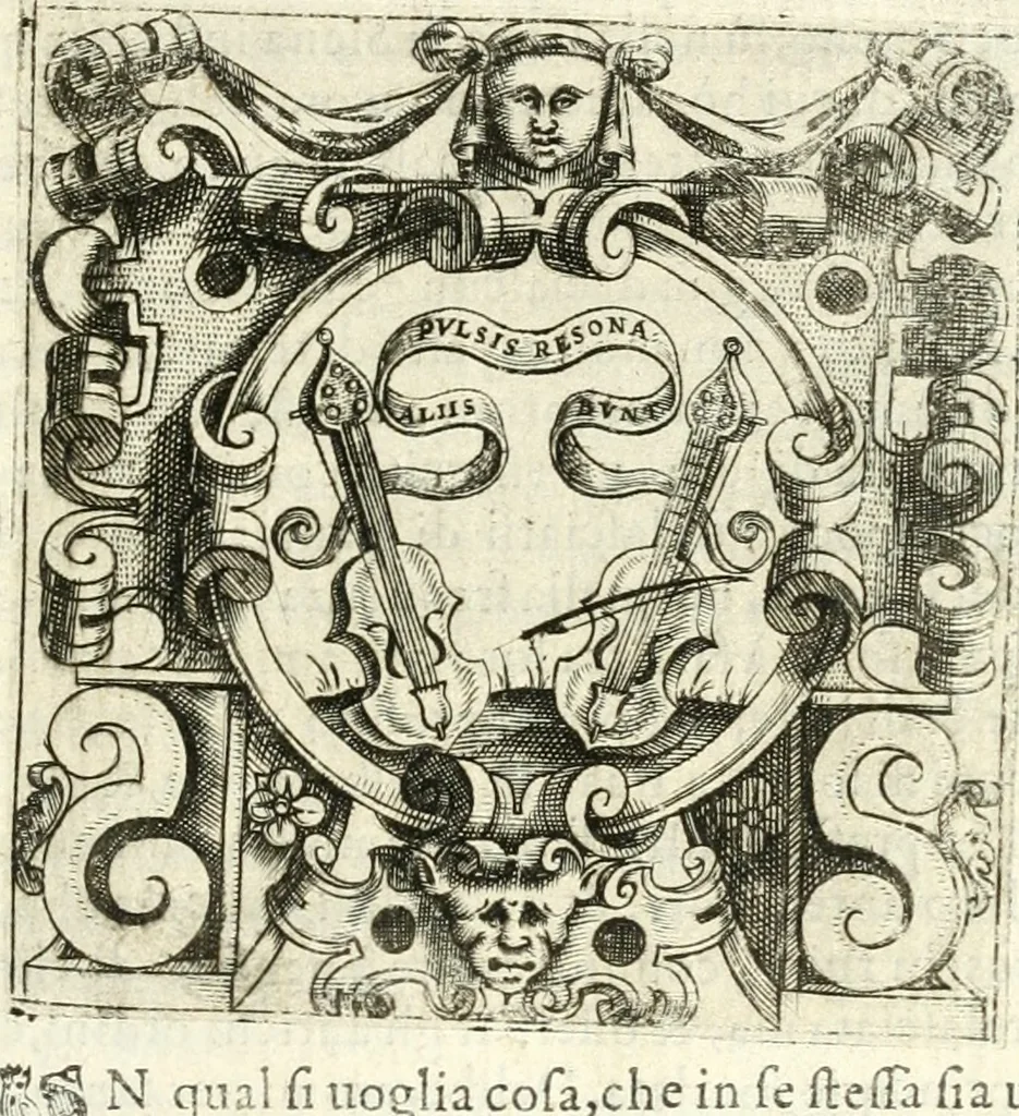 An illustration from Imprese illvstri di diuersi, 1586, leaf 16