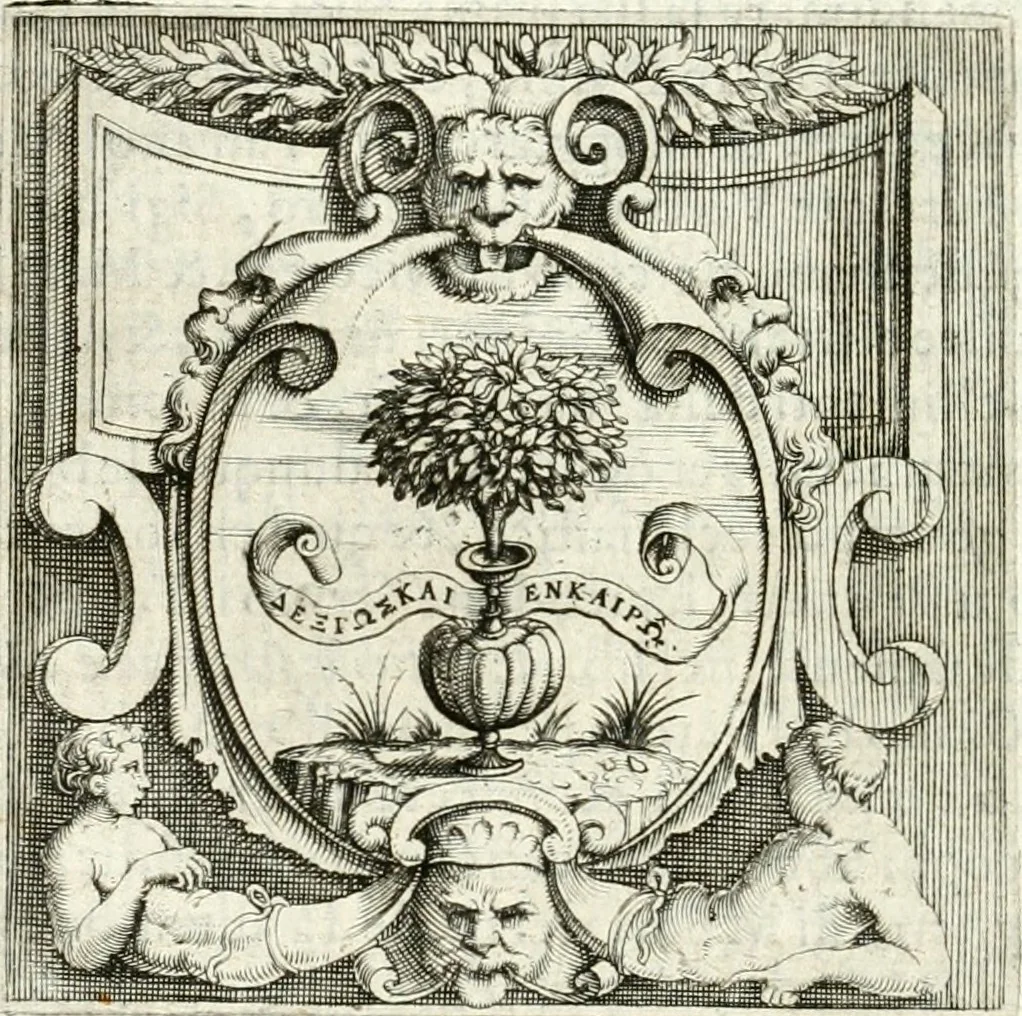 An illustration from Imprese illvstri di diuersi, 1586, leaf 165
