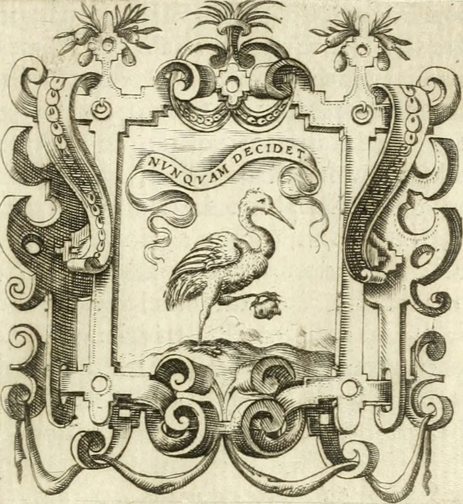 An illustration from Imprese illvstri di diuersi, 1586, leaf 174