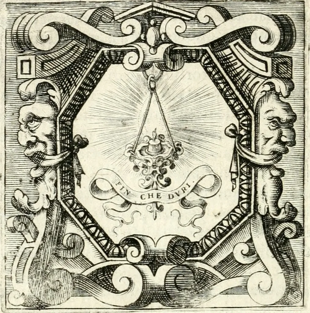 An illustration from Imprese illvstri di diuersi, 1586, leaf 189