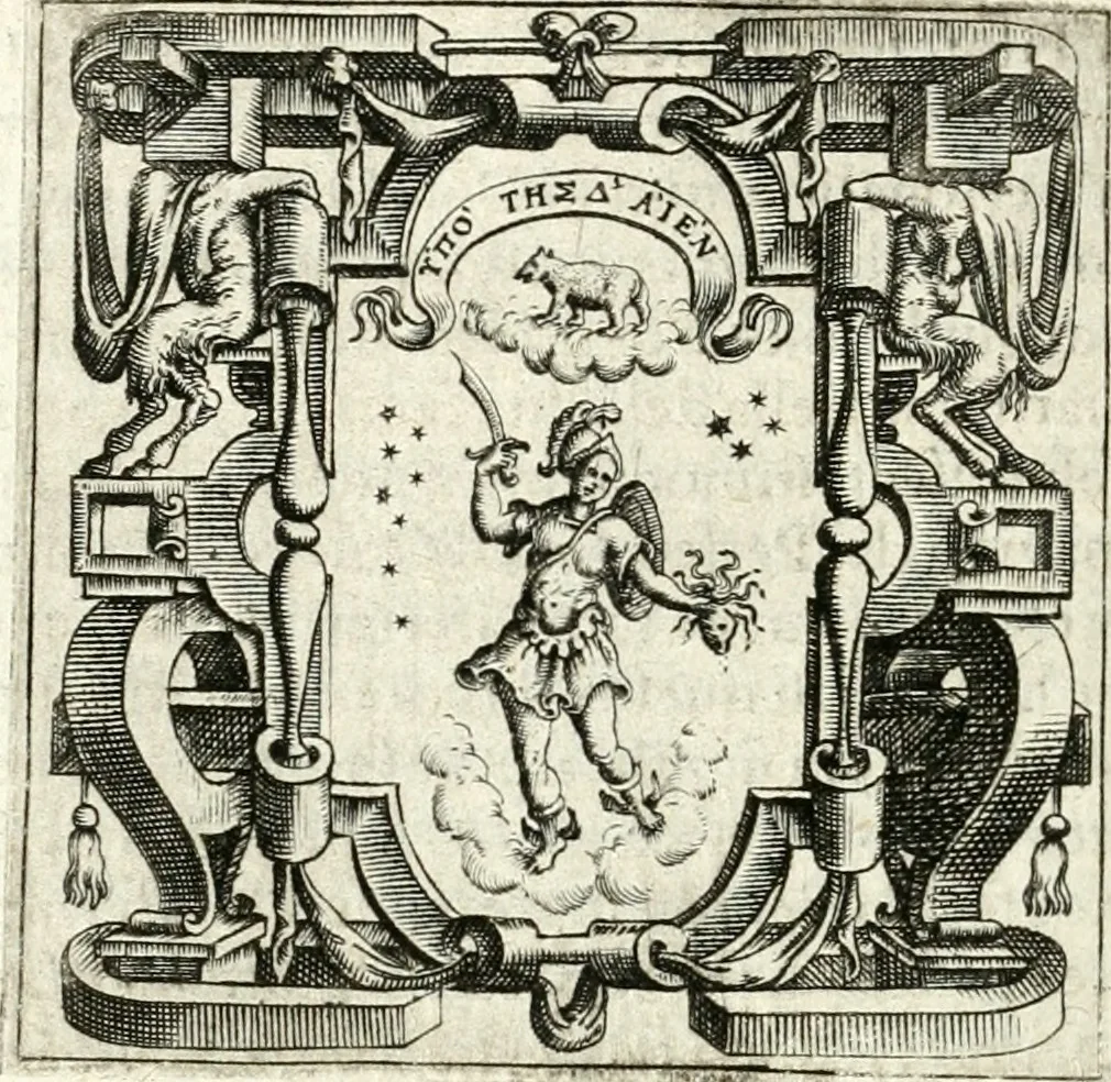 An illustration from Imprese illvstri di diuersi, 1586, leaf 203
