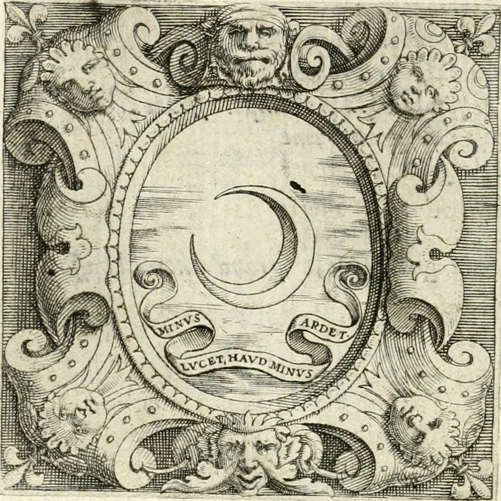 An illustration from Imprese illvstri di diuersi, 1586, leaf 215
