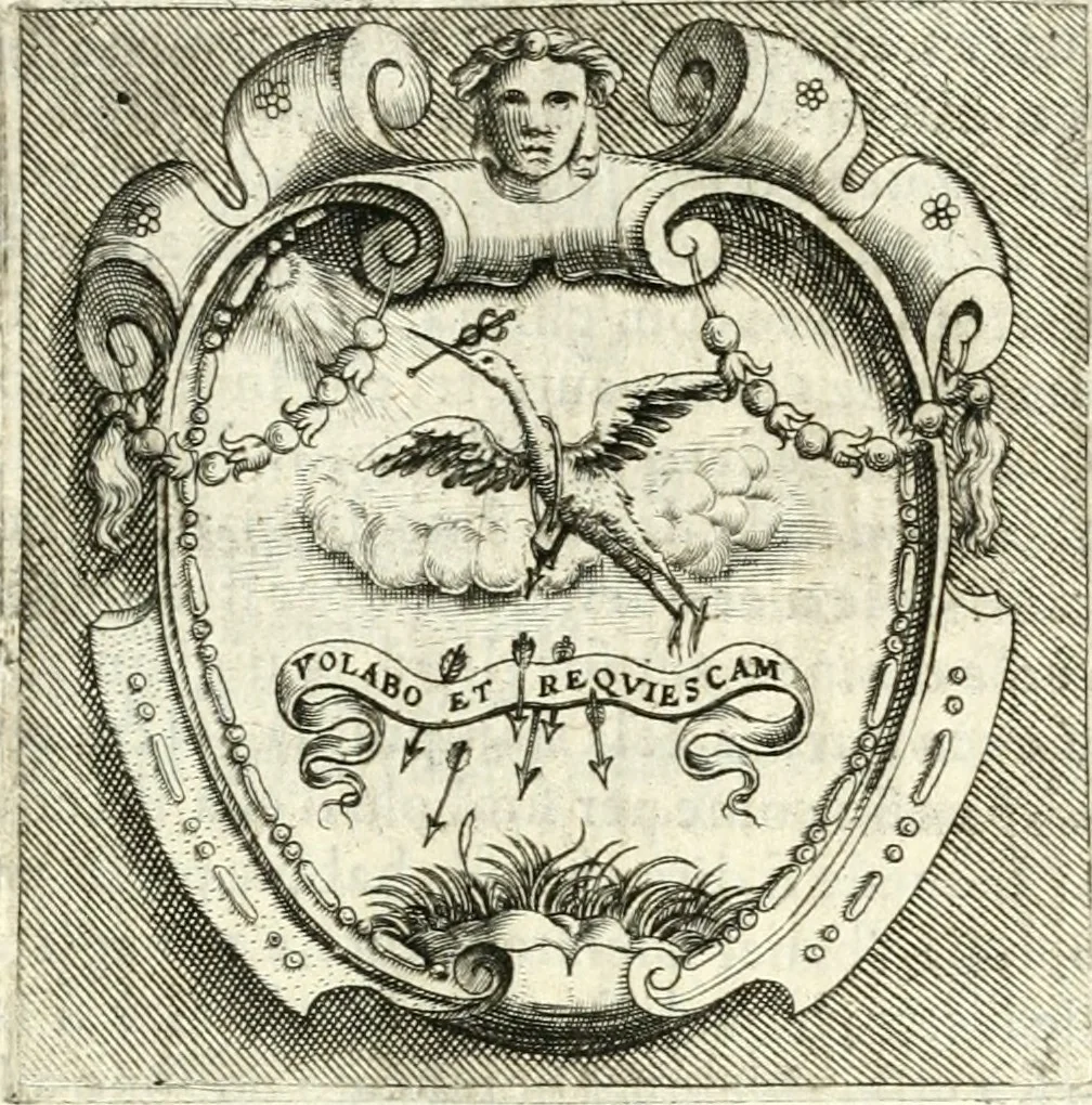 An illustration from Imprese illvstri di diuersi, 1586, leaf 218