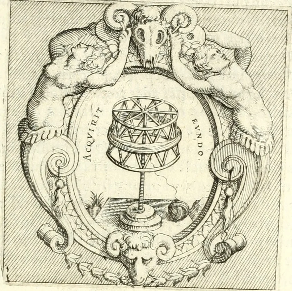 An illustration from Imprese illvstri di diuersi, 1586, leaf 242