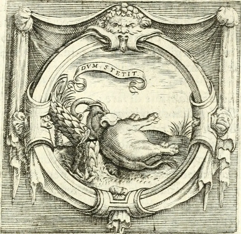 An illustration from Imprese illvstri di diuersi, 1586, leaf 254