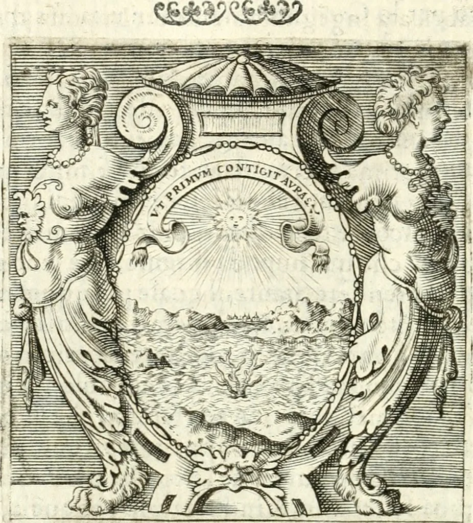 An illustration from Imprese illvstri di diuersi, 1586, leaf 257