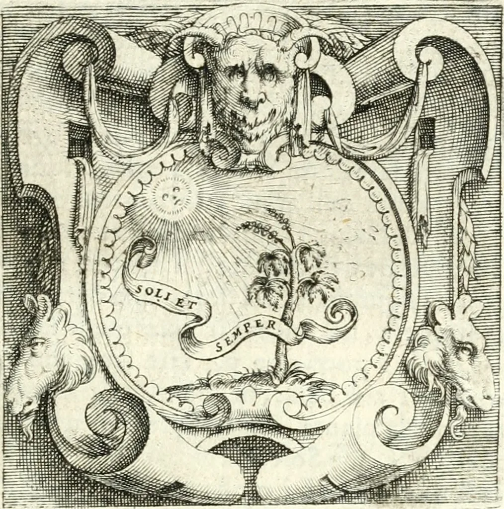 An illustration from Imprese illvstri di diuersi, 1586, leaf 260