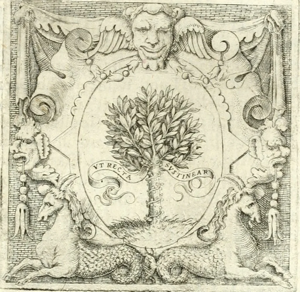 An illustration from Imprese illvstri di diuersi, 1586, leaf 266