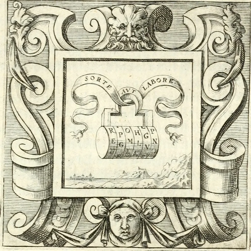 An illustration from Imprese illvstri di diuersi, 1586, leaf 278