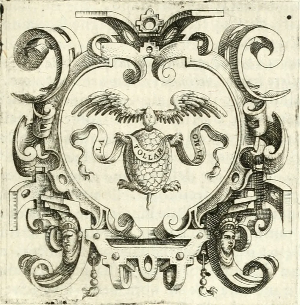 An illustration from Imprese illvstri di diuersi, 1586, leaf 28