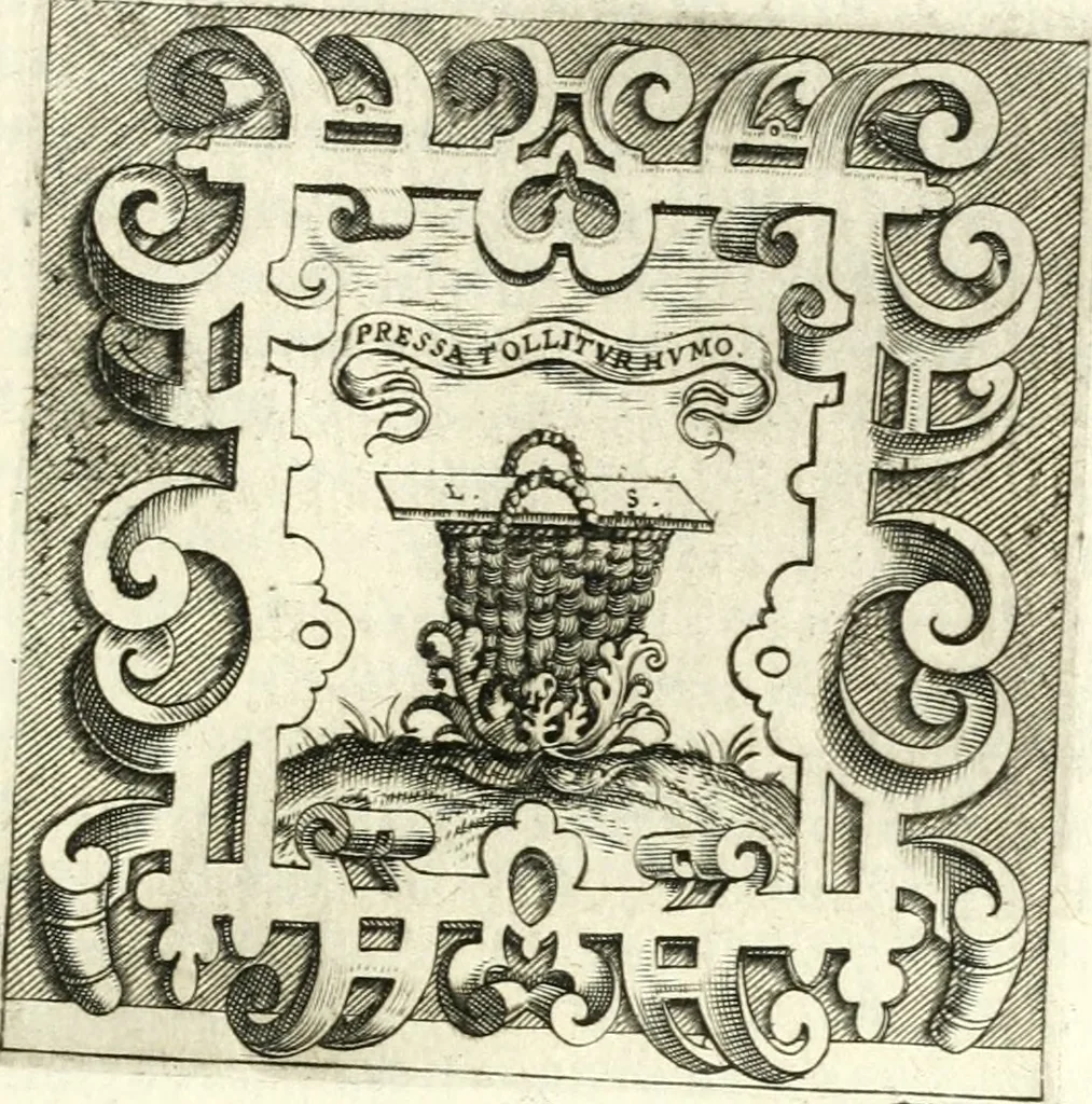 An illustration from Imprese illvstri di diuersi, 1586, leaf 284