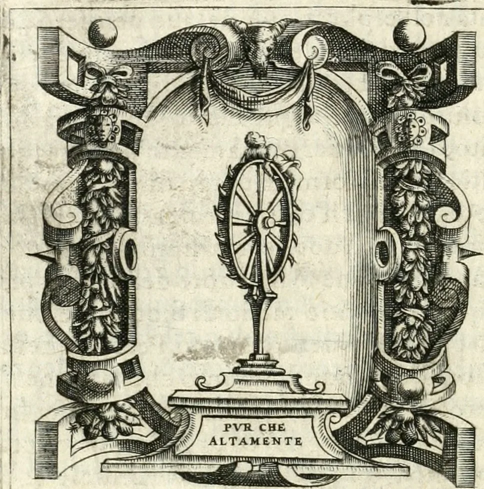 An illustration from Imprese illvstri di diuersi, 1586, leaf 305