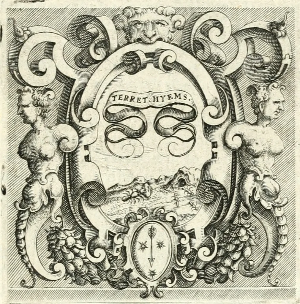 An illustration from Imprese illvstri di diuersi, 1586, leaf 326